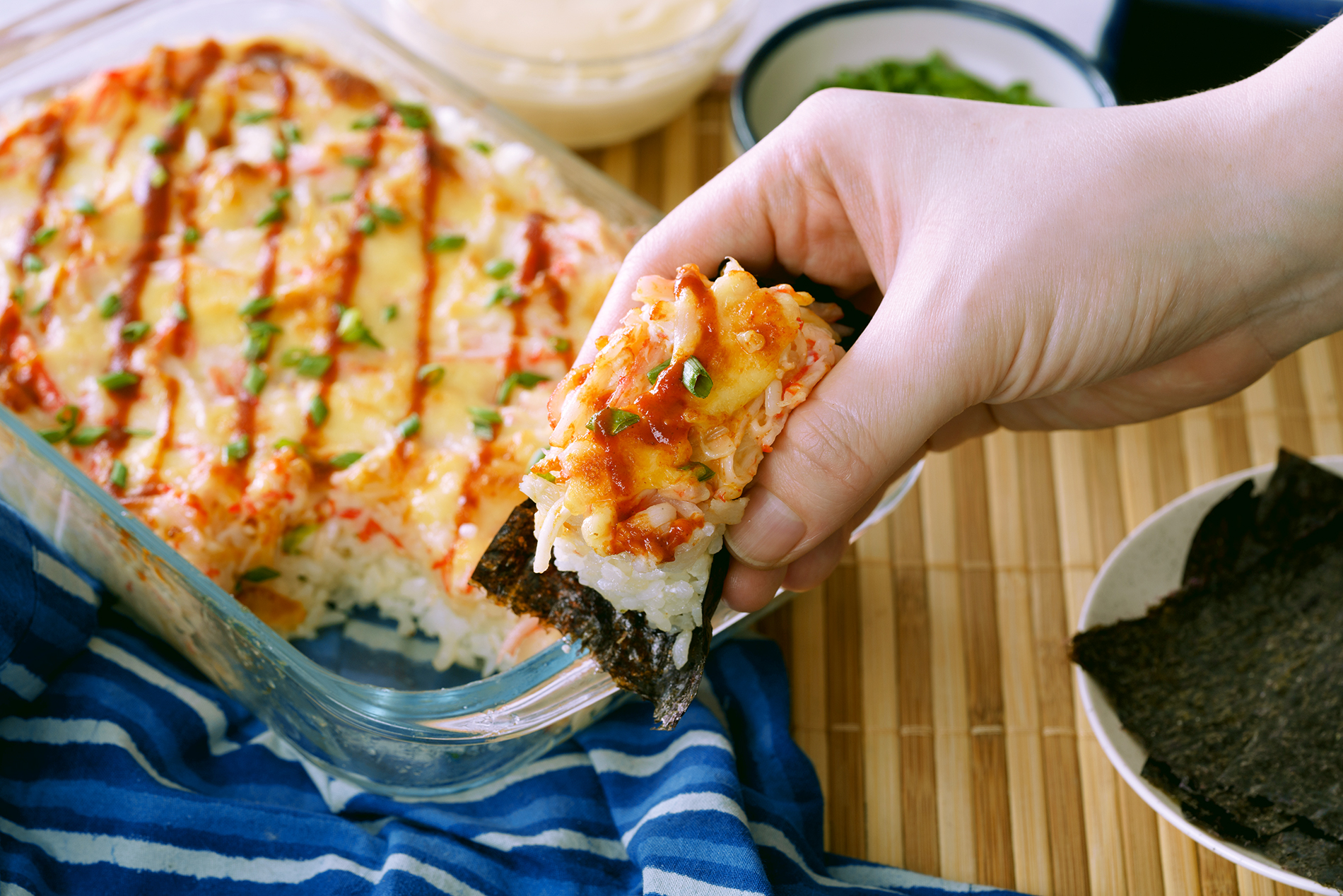 Creamy Sushi Bake