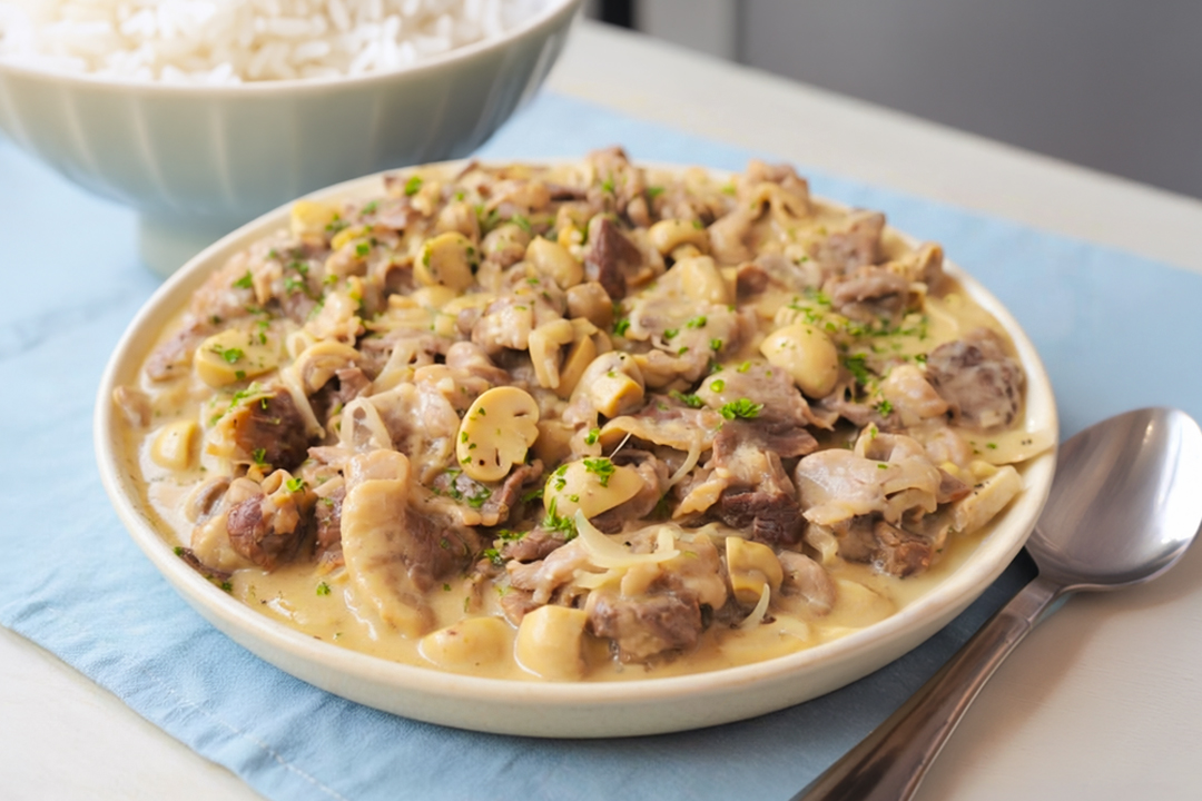Creamy Beef Mushroom Recipe