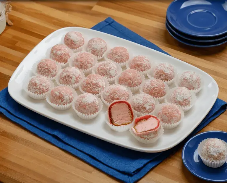 Strawberry Cake Balls Recipe