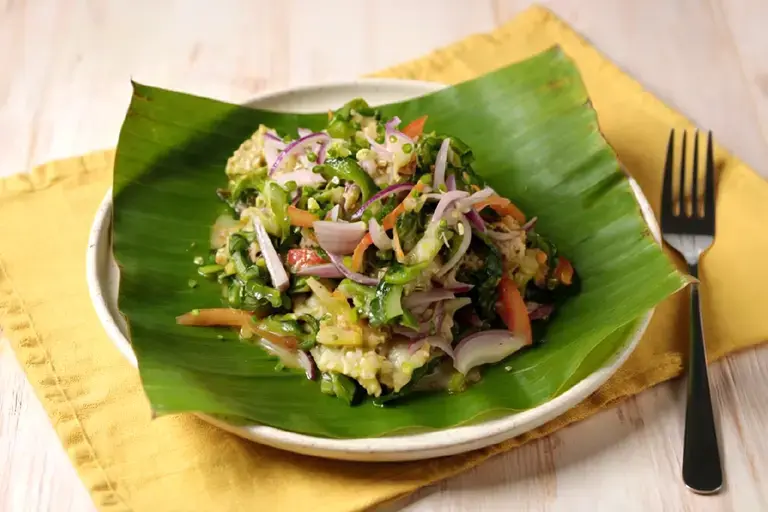 Ensaladang Talong at Ampalaya