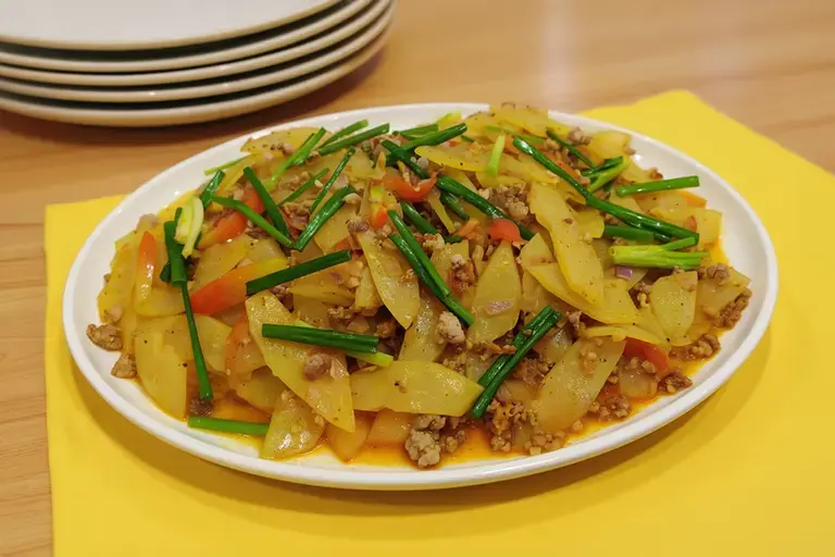 Ginisang Papaya at Giniling