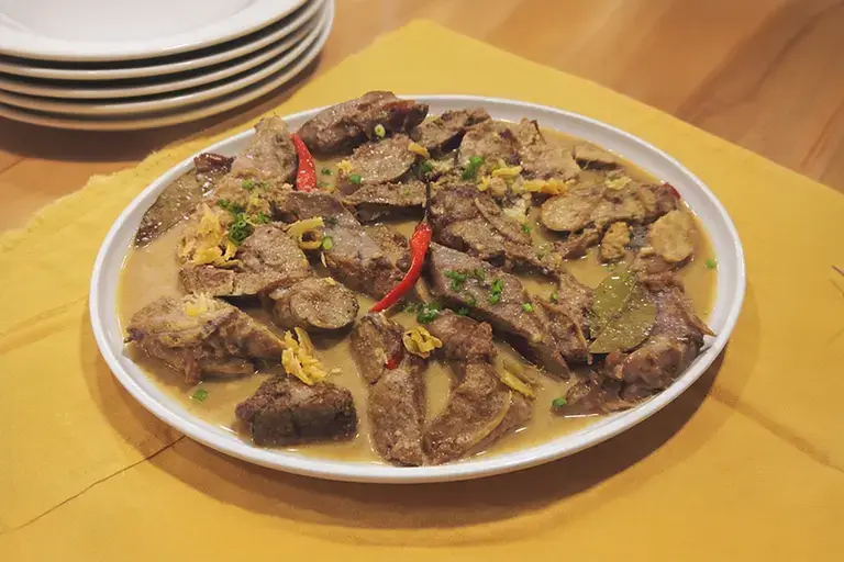 Adobong Bihod sa Gata
