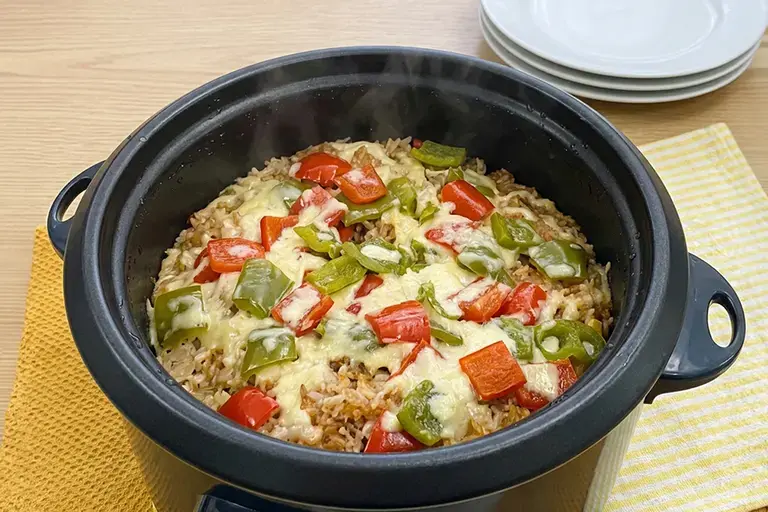 Beef Caldereta-style One Pot Rice