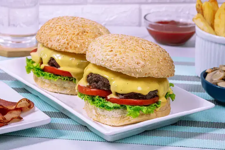 Creamy Cheesy Burger