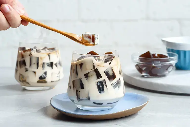 coffee jelly salad