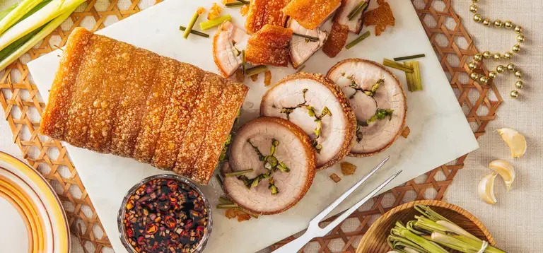 MAGGI Christmas Lechon Belly Crispychon
