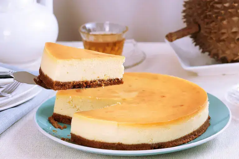 Creamy Durian Cheesecake