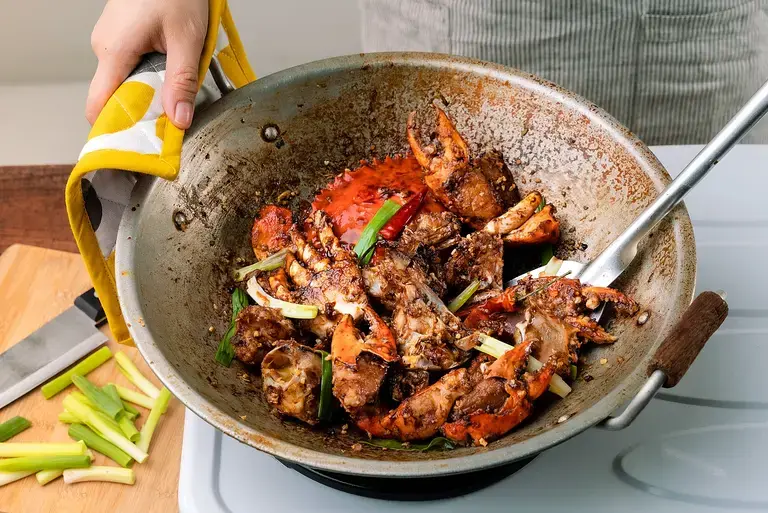 Spicy Garlic Crab
