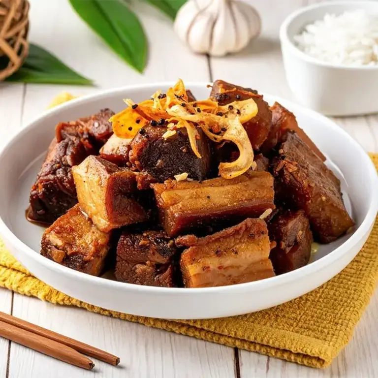 Visayas-style Pork Adobong Puti