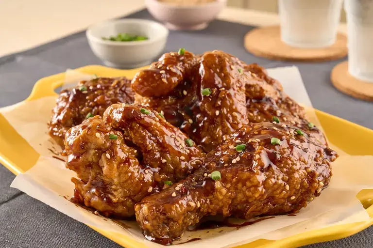Glazed Fried Chicken
