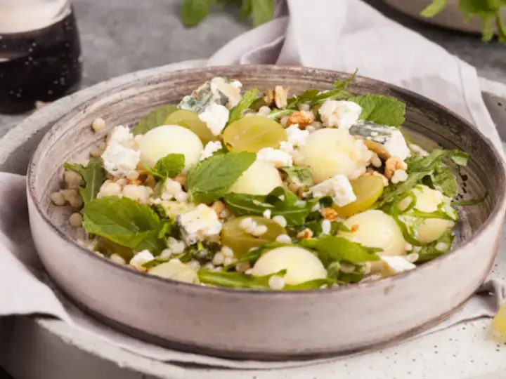 green melon salad