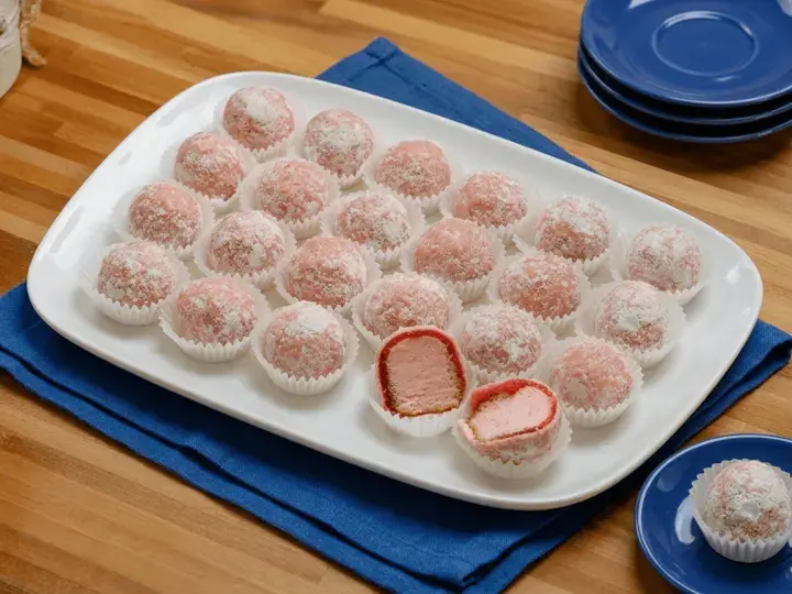 Strawberry Cake Balls Recipe