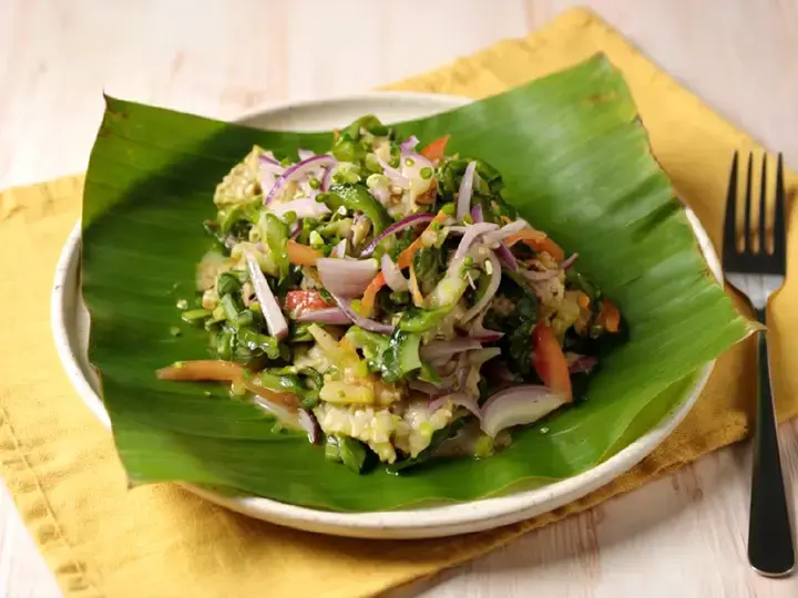 Ensaladang Talong at Ampalaya