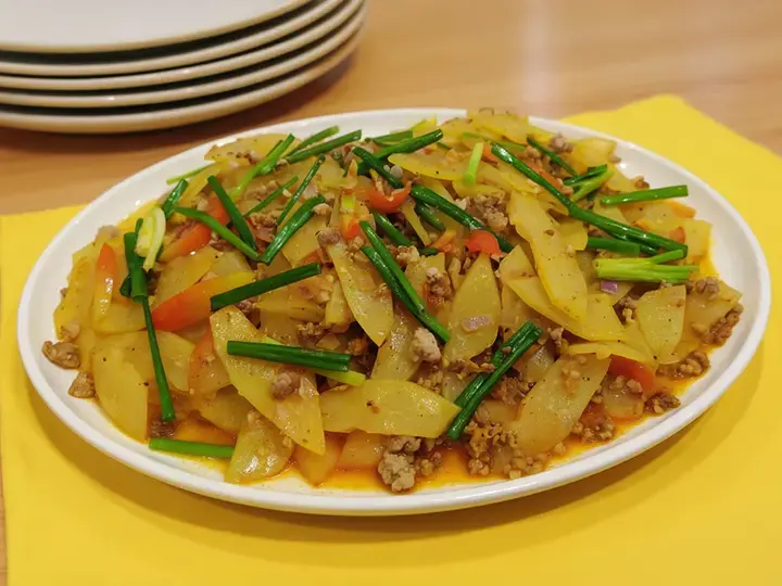 Ginisang Papaya at Giniling