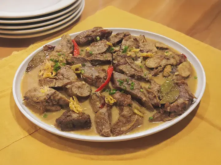 Adobong Bihod sa Gata