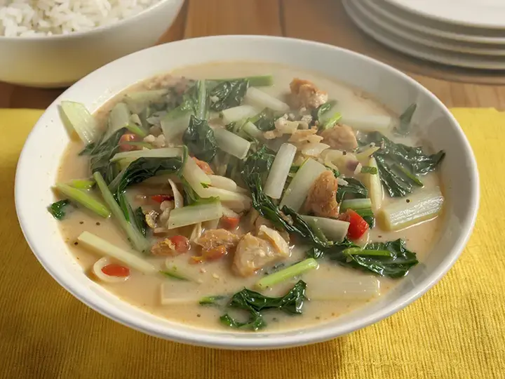 Ginataang Petchay at Labahita