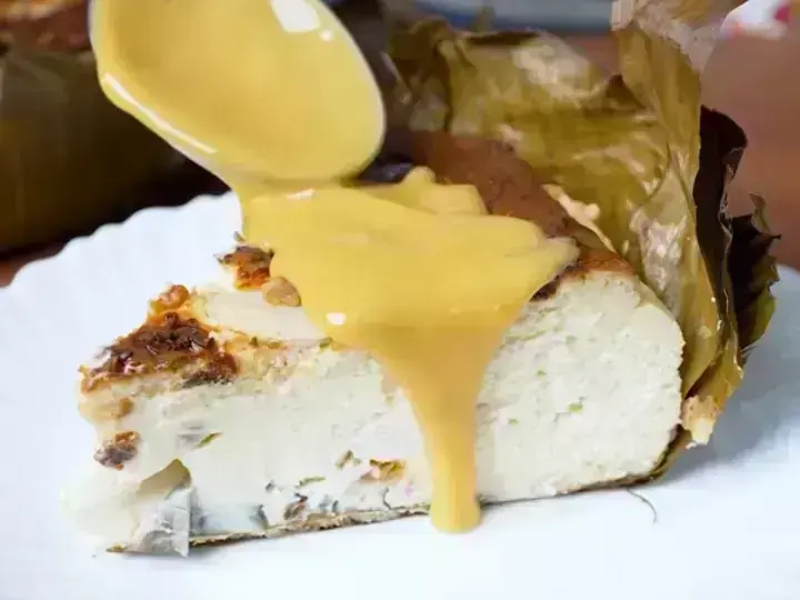 Bibingka-Style Basque Cheesecake