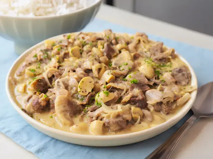 Creamy Beef Mushroom Recipe