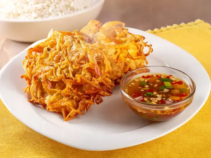 Okoy with Spiced Vinegar