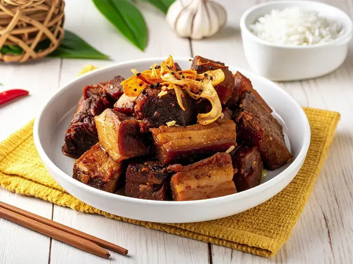 Visayas-style Pork Adobong Puti