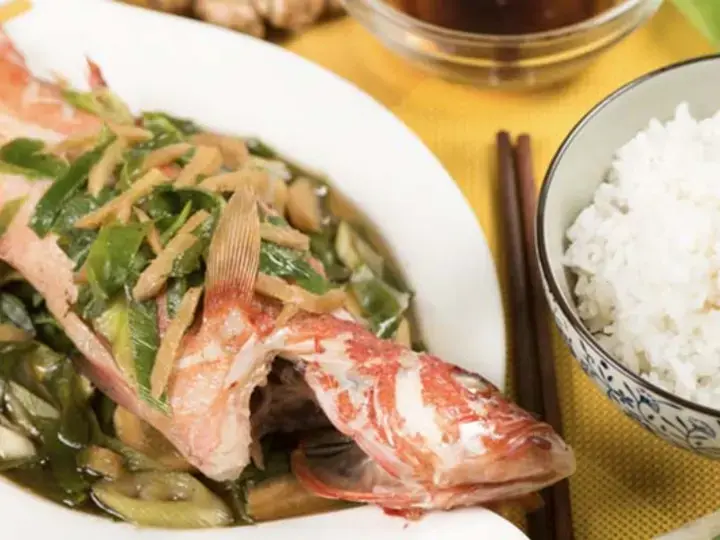 Steamed Lapu-Lapu