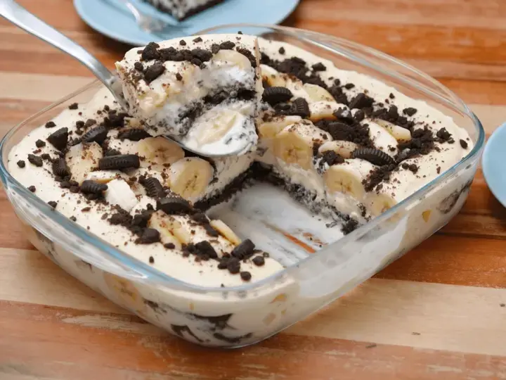 Cookies and Cream Banana Ref Cake Recipe